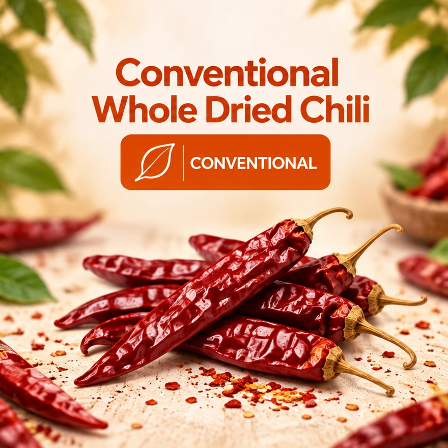Conventional Whole Dried Chili Conventional Whole Dried Chili