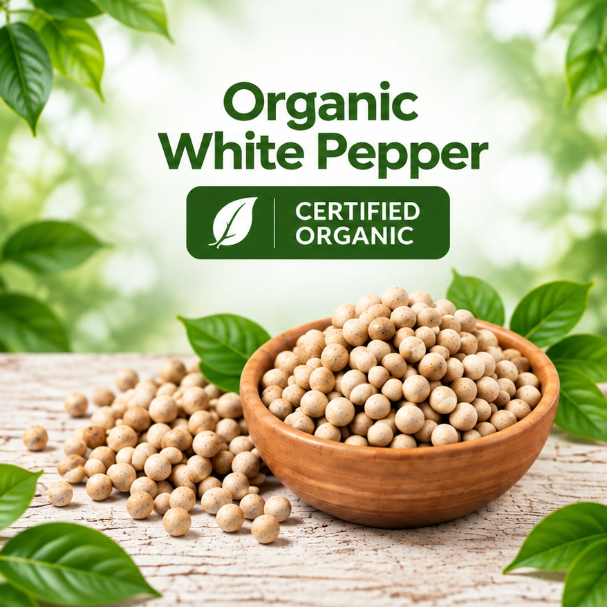 Organic White Pepper Organic White Pepper