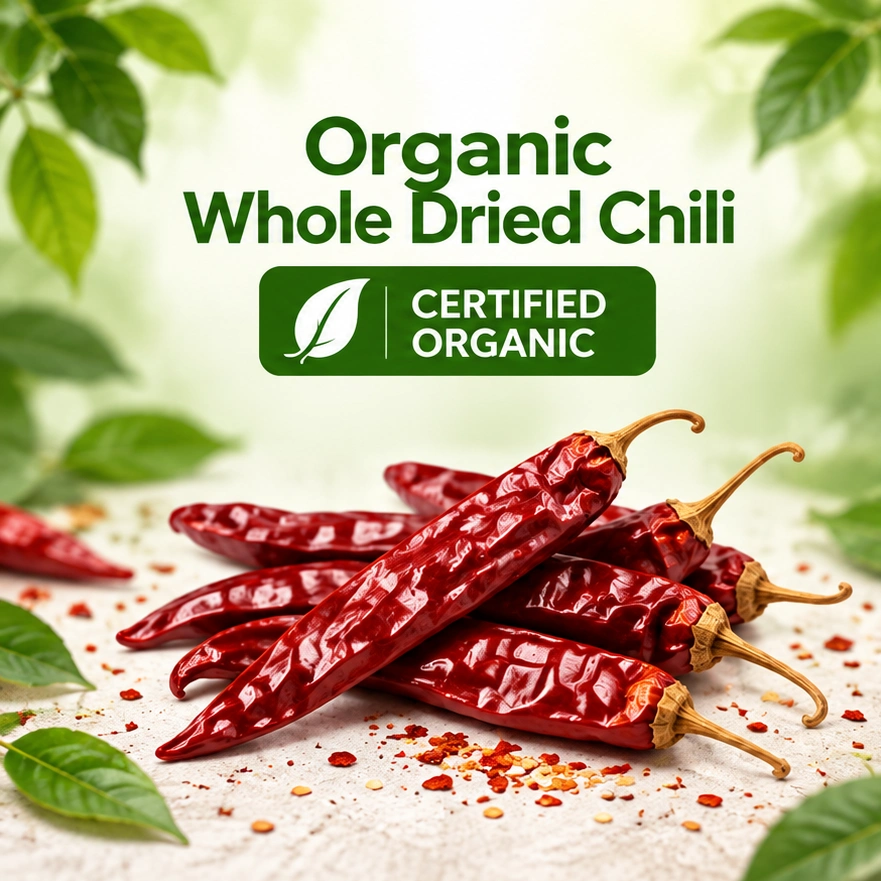 Organic Whole Dried Chili Organic Whole Dried Chili