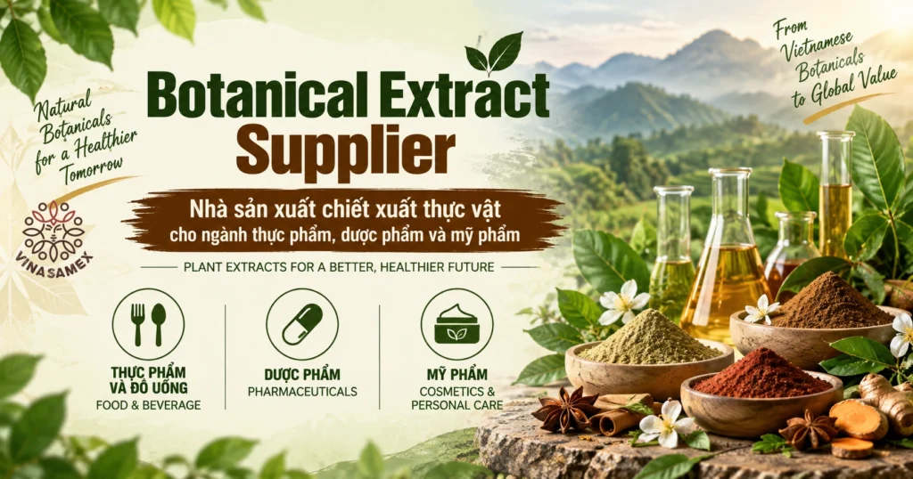Botanical Extract Supplier - Nhà sản xuất chiết xuất thực vật cho ngành thực phẩm, dược phẩm và mỹ phẩm dd