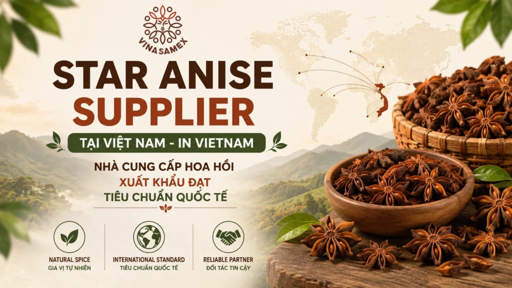 Star Anise Supplier tại Việt Nam - Nhà cung cấp hoa hồi xuất khẩu đạt tiêu chuẩn quốc tế dd