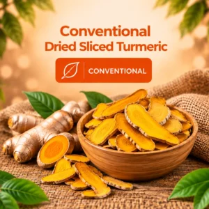 Conventional Dried Sliced Turmeric