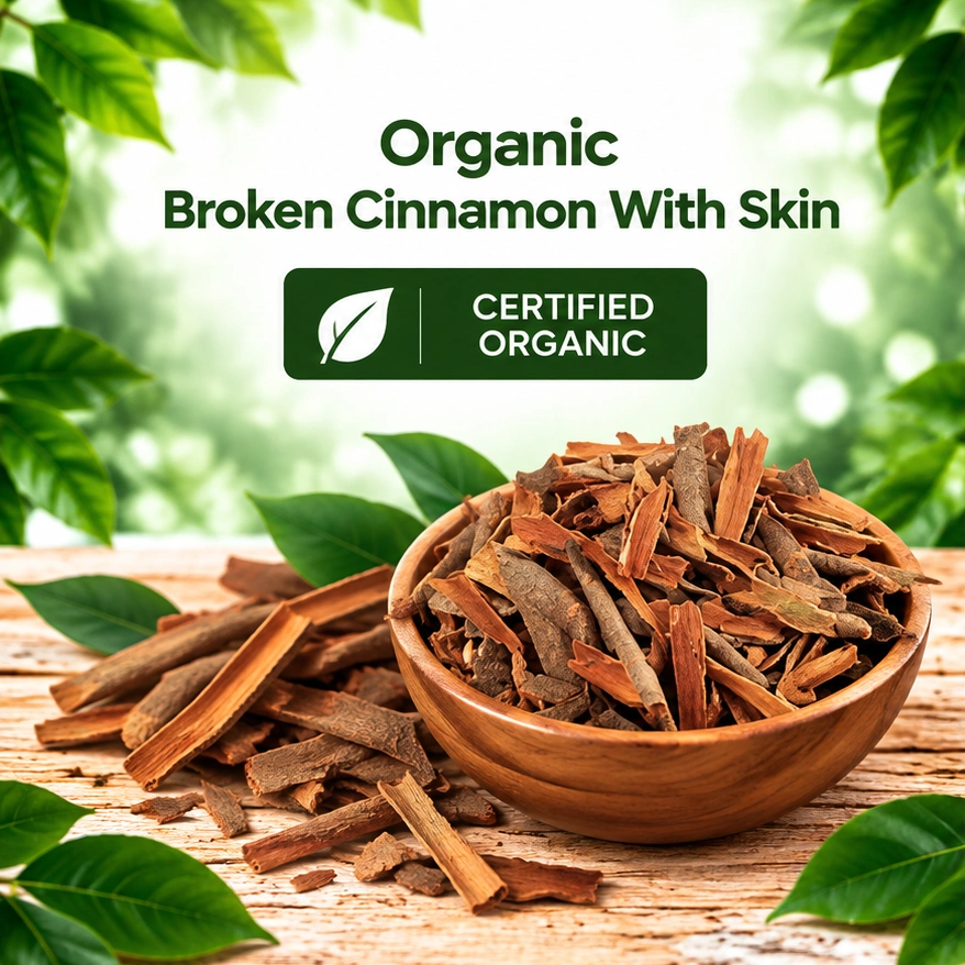 Organic Broken Cinnamon With Skin Organic Broken Cinnamon With Skin