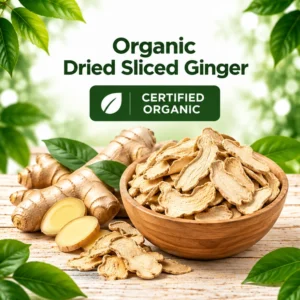 Organic Dried Sliced Ginger