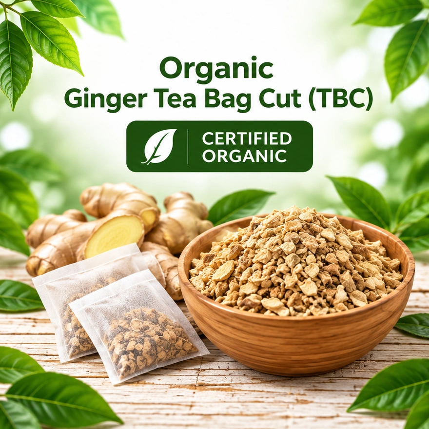 Organic Ginger Tea Bag Cut (TBC) Organic Ginger Tea Bag Cut (TBC)