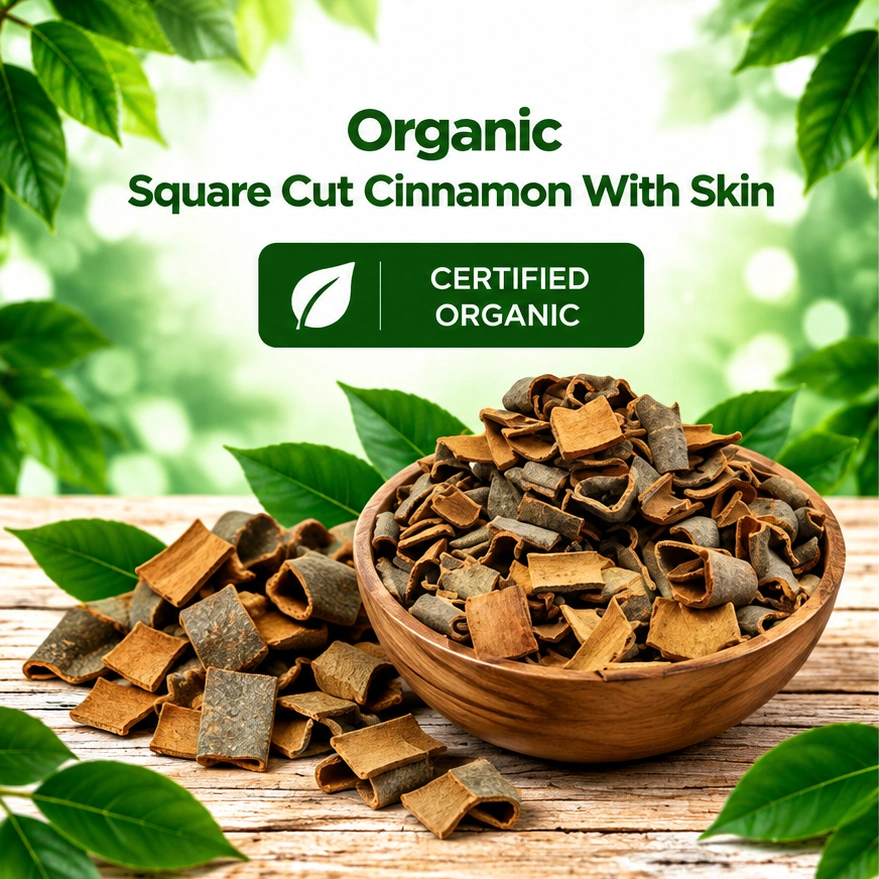 Organic Square Cut Cinnamon With Skin Organic Square Cut Cinnamon With Skin