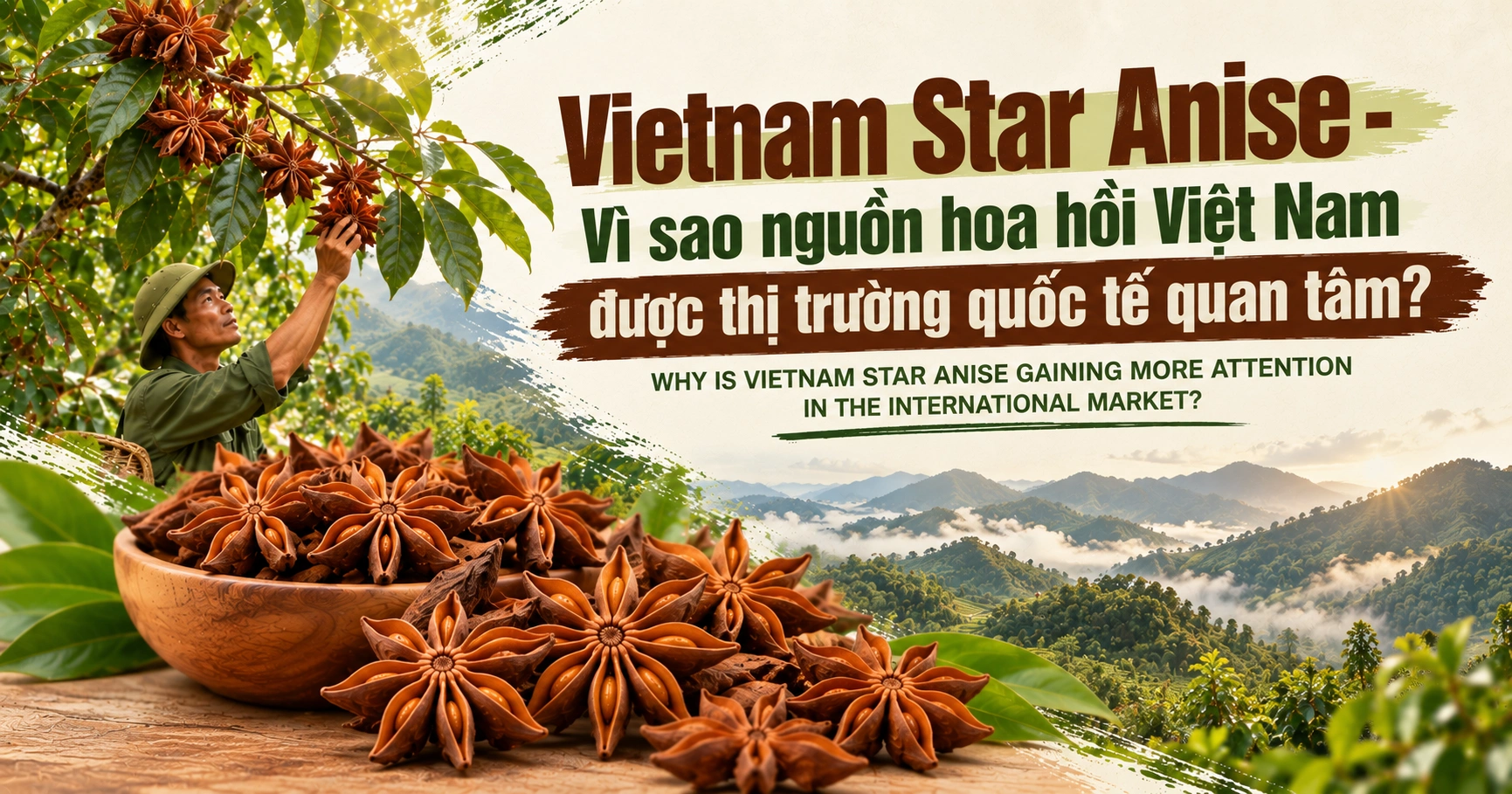 Vietnam Star Anise - Vì sao nguồn hoa hồi Việt Nam được thị trường quốc tế quan tâm